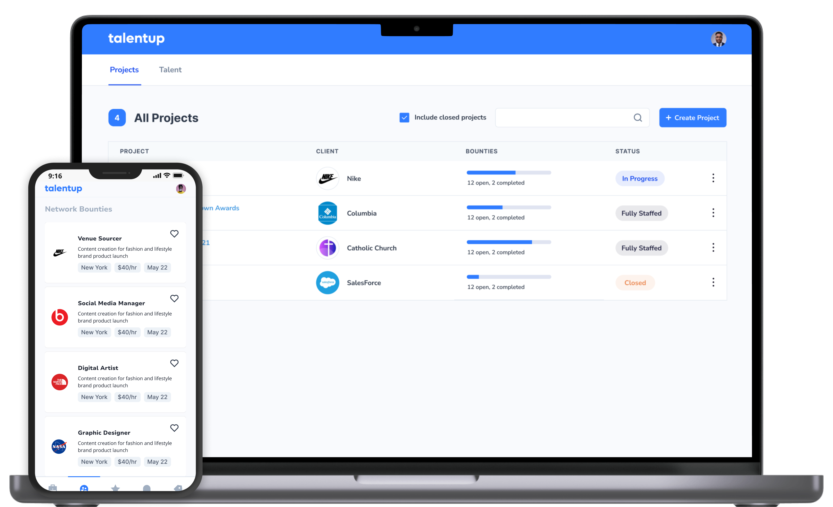 Talentup freelancer marketplace